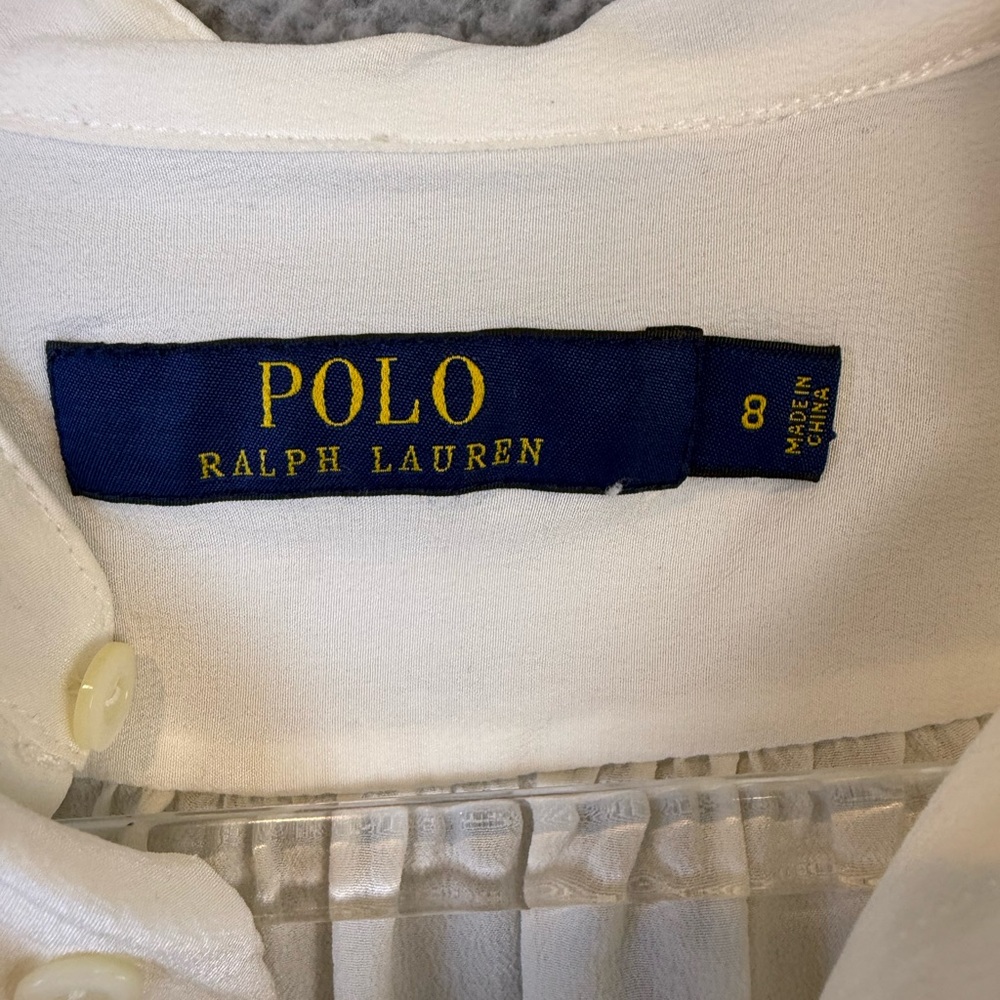 Polo by Ralph Lauren silk popover blouse - Picture 3 of 8